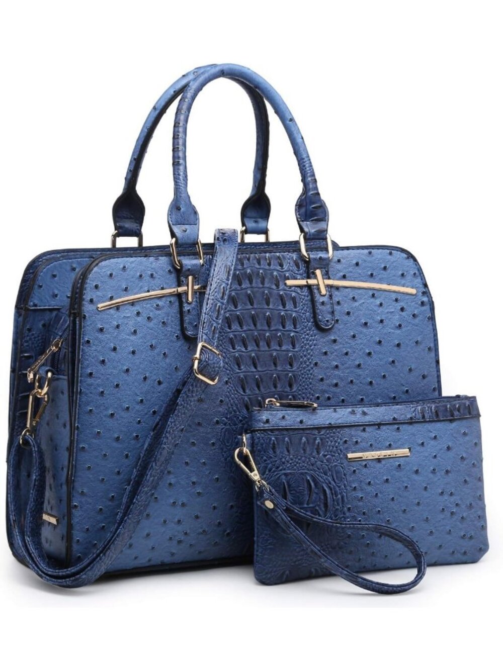 Stylish Women's Tote & Hobo Bag Set - 2pcs, 3 Compartments, Versatile Purse